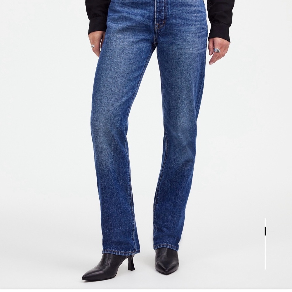 Madewell Women's Blue Straight Leg Jeans NWT